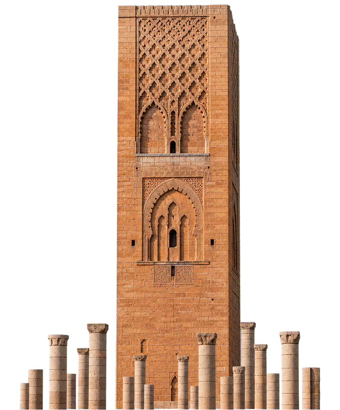 La Tour Hassan à Rabat