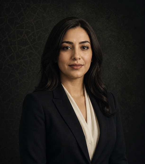 Portrait anonymisé de Salma L., Avocate collaboratrice